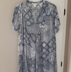 Boho thigh length dress, H&M size M
